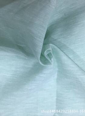 厂家直YNZ销新款色织布210#色7织尚纯亚麻优质时服装面料爆麻款