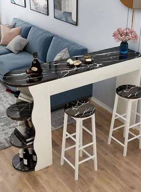 小户型台桌RBZ用简约现代客厅关小吧台沙家发边几餐玄厅轻奢隔吧断柜