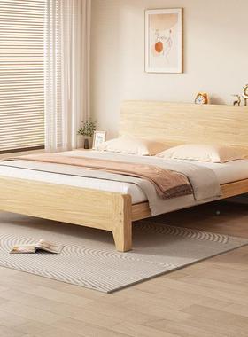 全实床现代简约.1.米出木租5房双人床主HYB卧1.8米床架单人床12米