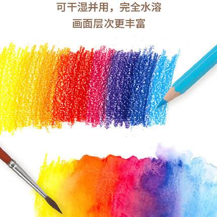 德国辉柏嘉100色水溶性彩色铅笔彩铅美术用品专业绘画学生手绘