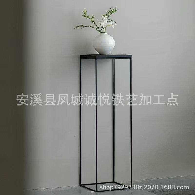 落地式花架置物架摆件饰品中式花台底座家用客厅阳台室内植物架子