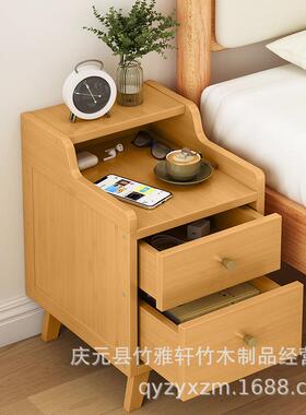 小床头柜现LDD-CT10代柜简型约卧室床边窄奢夹缝收纳柜轻边柜置物