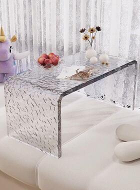 网红飘窗桌子窗台台透明小小茶几阳茶几床小桌子榻榻上米矮LUH桌家用