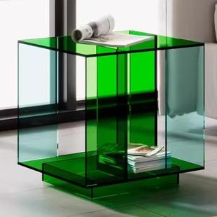 柜429新款 沙发亚克力边客厅卧室透明阳台实小茶几一边几家用客厅