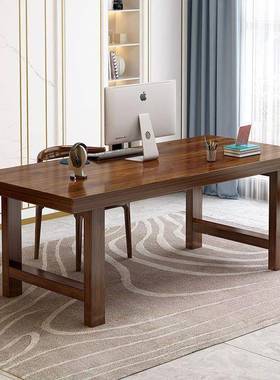 电脑客家厅简易办桌子用台式学习桌学习公桌现QDN桌代简易超厚桌