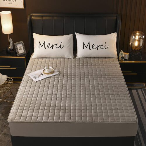 2021年新款纯棉床笠全棉床罩单件加厚夹棉席梦思保护套防滑床垫套