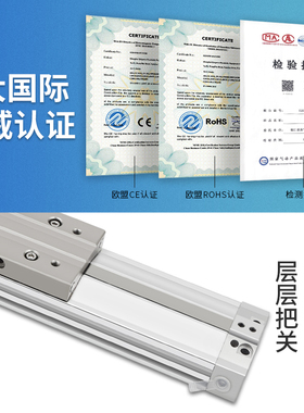 机械式无杆气缸滑块高速滑台铝合金缸体MY3B20/100-200-300-400