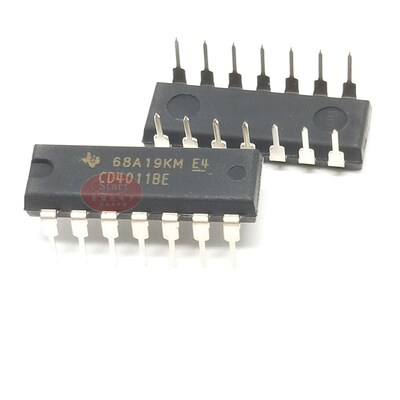 全新原装 CD4011BE DIP-14 四2输入与非门 CD4011 HEF4011