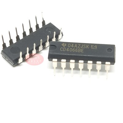 全新原装 CD4066BE TI德洲 DIP-14 双向模拟开关 CD4066