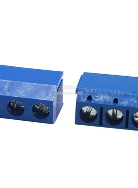 KF301 2P/3P/4P蓝色接线柱5.08mm间距PCB接线端子300V15A可拼接5P