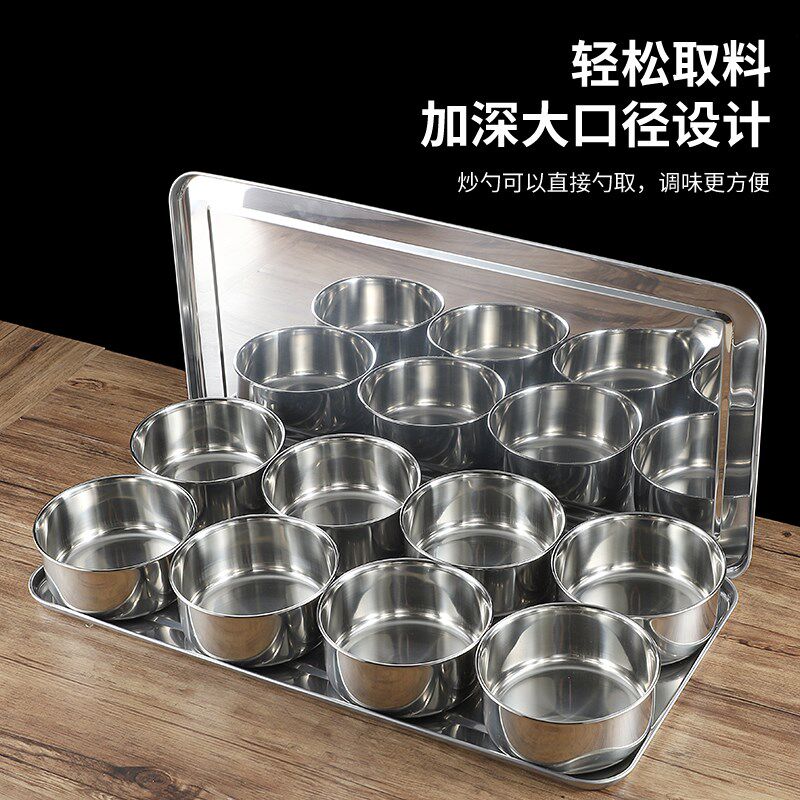 装冰粉配料盒摆摊专用的材料收纳打包工具盒子商用水果捞调料带盖