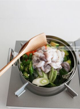 迷你手工木铲 玉子烧锅铲不粘锅雪平锅铸铁锅用小木铲 韩国出口向