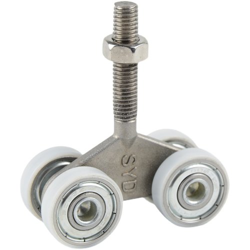 C30 尼龙滑轮 滑轨轨道 吊轮移门导轨推拉门工业吊门重型吊轨滑道