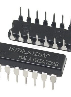 HD74LS125AP SN74LS125N 全新进口DIP-14 原装正品 74LS125