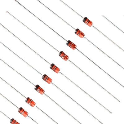 1W直插稳压管1N4739A 1N4740A 1N4741A 9.1V 10V 11V DO-41二极管