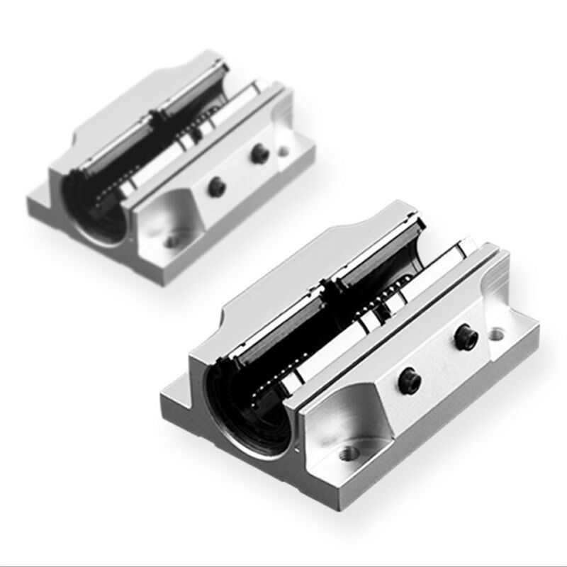 TBR导轨滑块16 20UU25 30LUU法兰加长精密轴承硬光轴圆柱雕刻木工