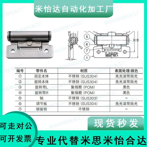 蓝普LAMP扭矩铰链合页随意停 定位铰链阻尼合页HG-TS03/07/15型号