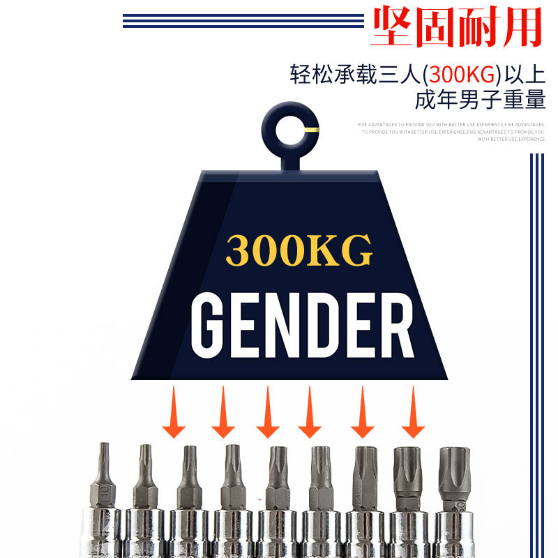 捷科工具中空内五角扳手套装 星型扳手T10-T50梅花扳手内五花套筒