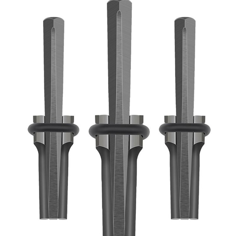 劈石器楔子电锤钻头开石神器破水泥地打石头石匠专用工具裂铁凿子图片