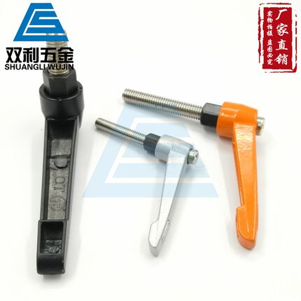 304不锈钢螺杆可调位锁紧调整式固定把手 7型可调定位手柄螺丝6M8