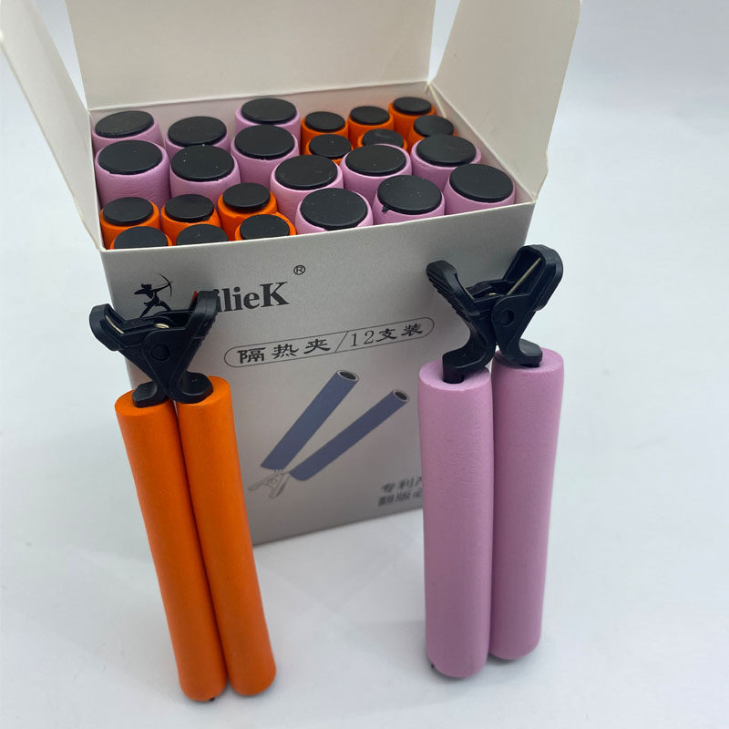 新款热烫无痕隔热夹数码杠烫发配合使用避免烫伤头皮防护海绵夹子