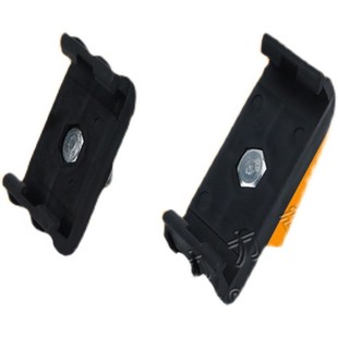 行车供电无接缝安全滑触线固定吊卡三级四级滑线吊架卡扣吊夹黑色