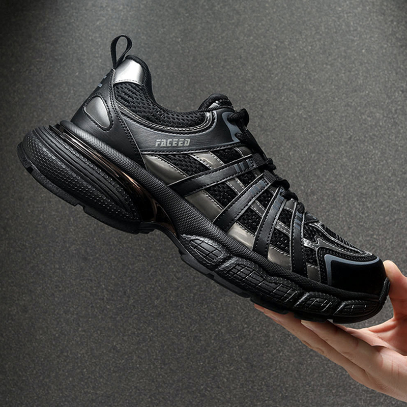 2025新款潮流网红厚底老爹鞋