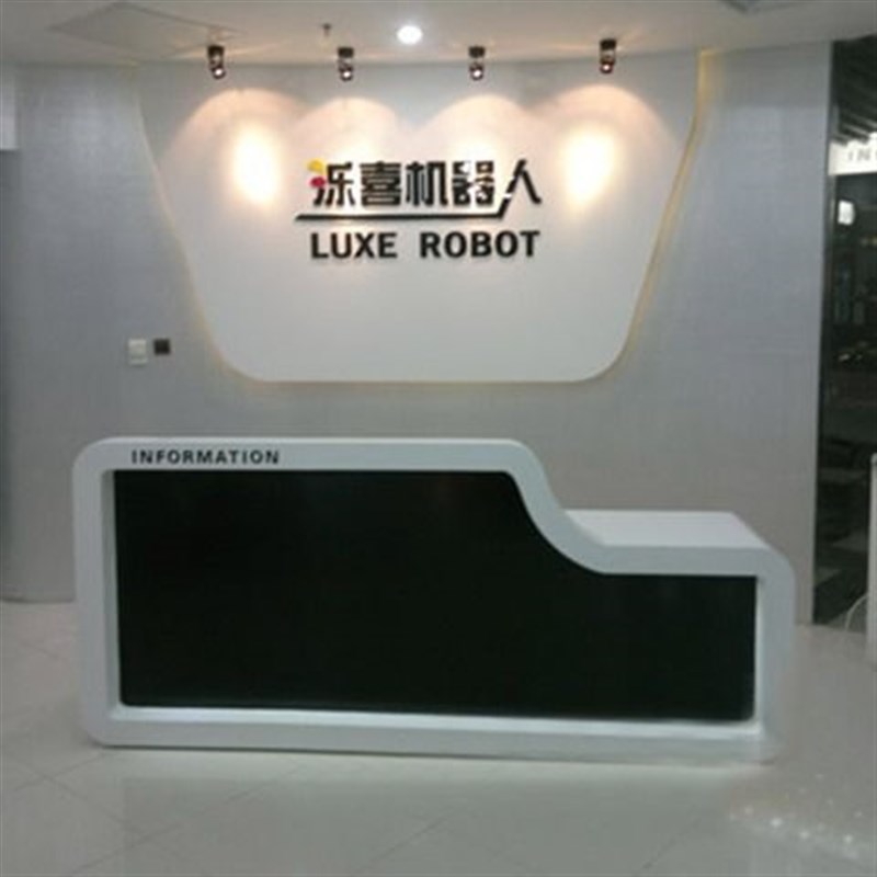 厂家定做各款烤漆前台桌公司接待台早教培训学校商Y铺收银吧台桌