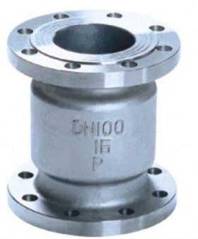 不锈钢301法兰立式止回阀/DN65 2.5寸  21/2   H42W-16P