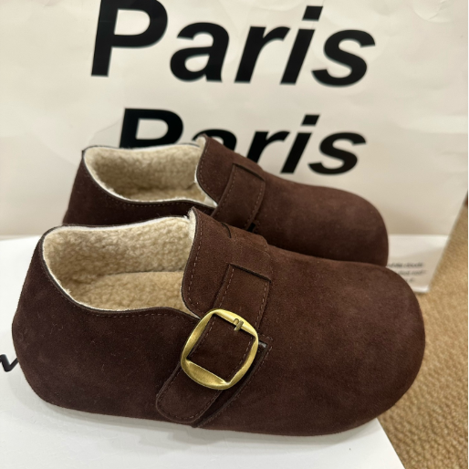 【鹦鹉梨专属】冬季新款时尚百搭牛皮加绒保暖圆头靴子,女鞋,勃肯鞋/软木鞋,淘宝优惠券,粉丝福利购,淘宝优惠卷