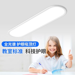 全光谱长条吸顶灯客厅走廊t楼梯过道餐厅阳台门厅库房卧室房间顶