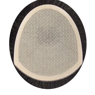 许昌假发工厂定制全手织递针补发片原辫发男女通用真人假发补发块