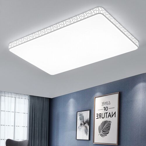 新款LED吸顶灯长方形客厅灯现代简卧室灯书房餐厅灯大厅灯具灯饰
