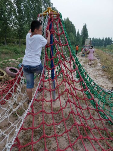 攀爬网儿童成人彩色拓展攀爬网
