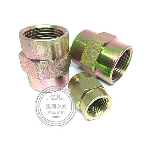 ZB/ZQ4423外接头内丝直通ZT6.56.4-1液压管古英制锥螺纹碳钢过渡