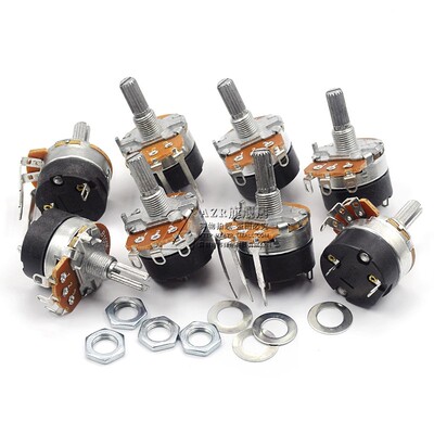 WH138-1 B 5K/10K/20K/50K/100K/250K/500K 带开关调光调速电位器