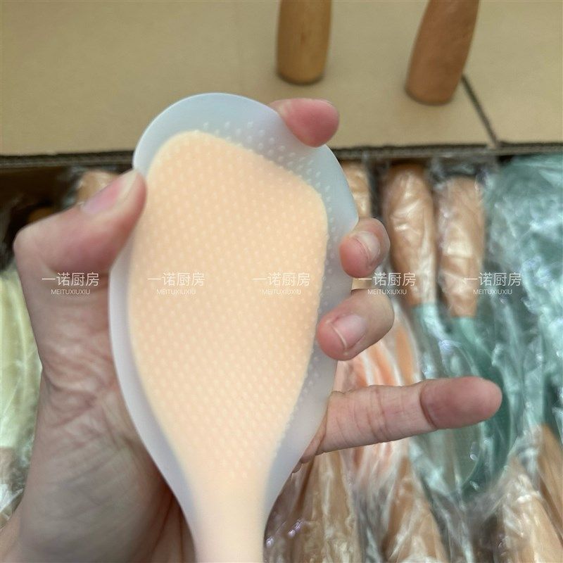 一诺厨房食品级硅胶饭勺不粘沾米饭铲子可立式盛饭勺子电饭煲勺子,纺织面料/辅料/配套,服装加工设备,淘宝优惠券,粉丝福利购,淘宝优惠卷