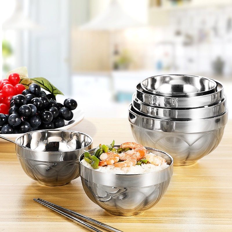 304不锈钢碗双层隔热碗白金碗家庭泡面米饭碗儿童学生成人防烫碗,搬运/仓储/物流设备,其他起重搬运设备,淘宝优惠券,粉丝福利购,淘宝优惠卷