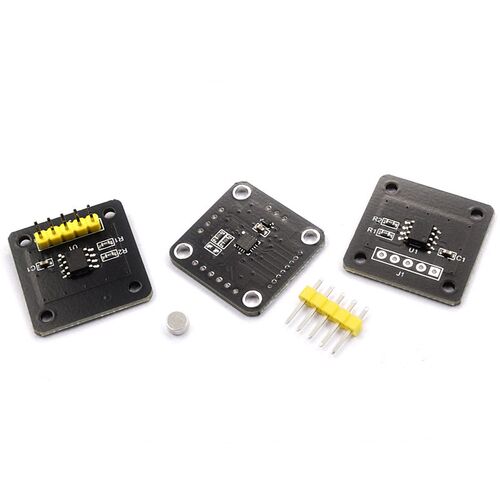MT6701磁编码器 磁感应角度测量传感器模块14bit高精度替代AS5600