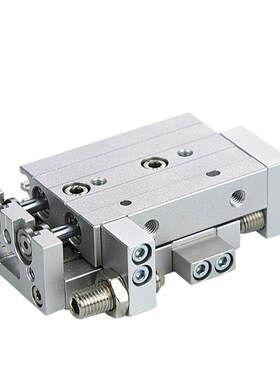 滑台气缸HLQ6X10S 8X20S 12X30S 16X40S 20X50S 75S HLQL25-SABS