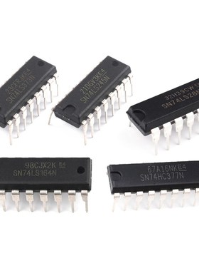 SN74LS00 01 02 03 04 05 06 07 08 09 10 11 14 N芯片DIP-14直插
