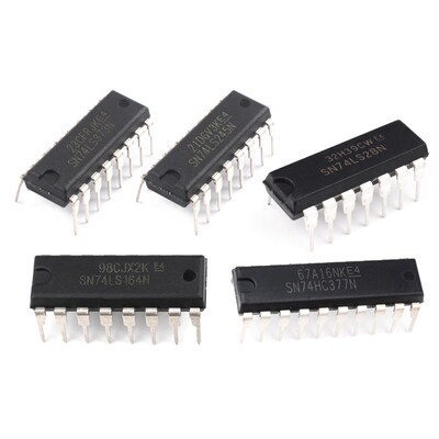 SN74LS00 01 02 03 04 05 06 07 08 09 10 11 14 N芯片DIP-14直插