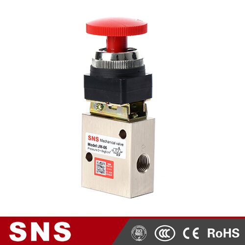 SNS神驰气动 JM系列机械阀 JM-05 JM-06 JM-06A JM-07 机械手动阀
