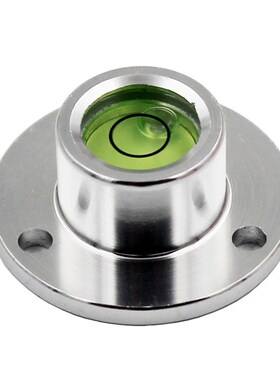 铝合金迷你小型水平泡珠支架水平仪通用型水泡黑色白色24x13x10mm