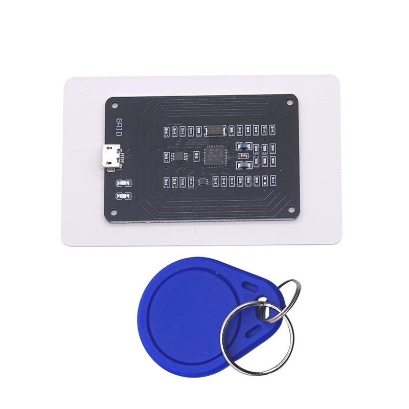 PN532/NFC/IC卡读写器/复制机/门禁电梯M1卡读写13.56MHz一体式