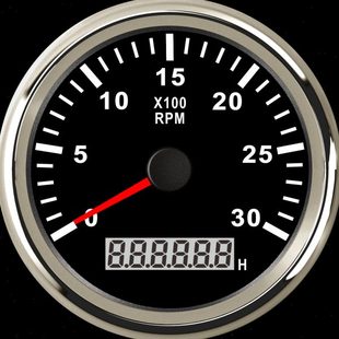 柴油转速表W信号挖机农用车装 300齿可调节 载机发动机转速传感器1