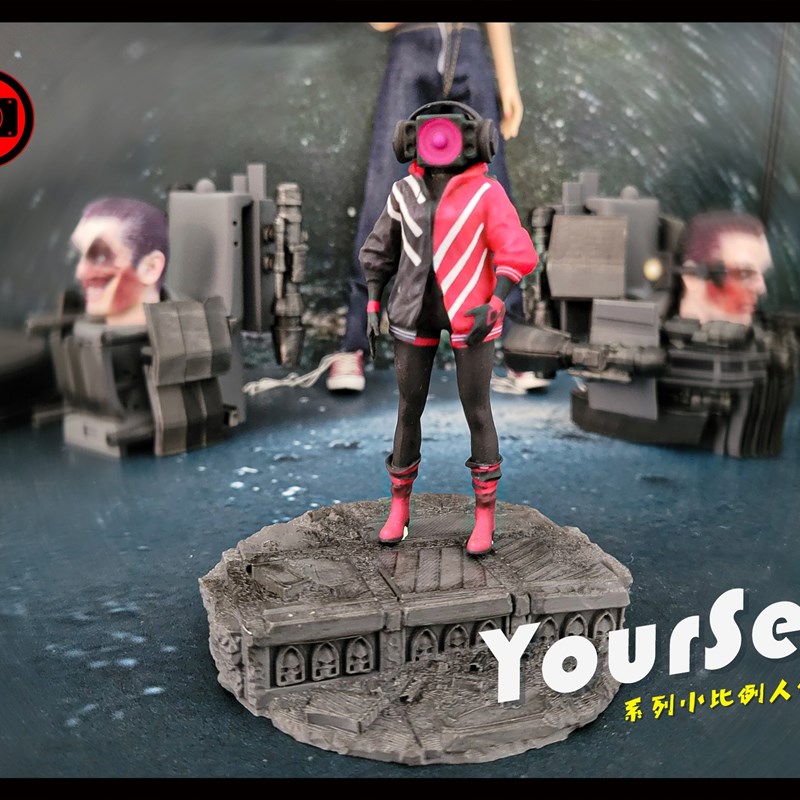 女音响人1/m18比例勇气级静态手办摆件