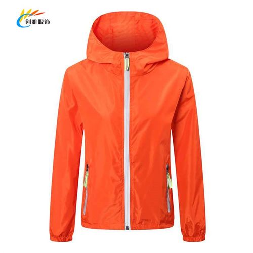 男女户外活动防水轻薄运动登山骑行旅游风衣外套风褛定制LOGO印字