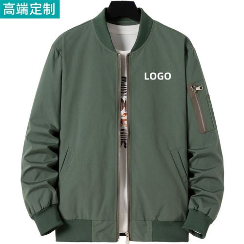 秋冬夹克加厚保暖防风防水风衣定制外套户外团建工装印字刺绣LOGO