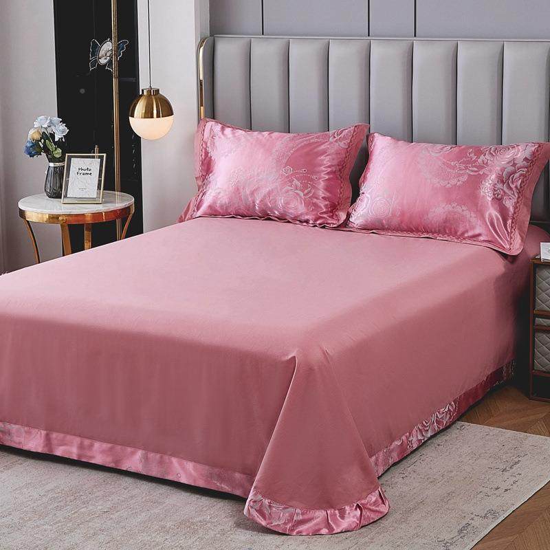 纯欧结婚房婚嫁NUR庆大喜红色全棉单件式床单三件套纯棉色系被单,床上用品,床单,淘宝优惠券,粉丝福利购,淘宝优惠卷